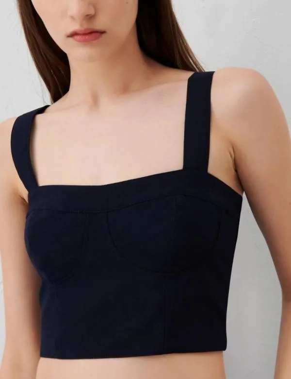 Marella Tops And TShirt Women Bustier Top Navy