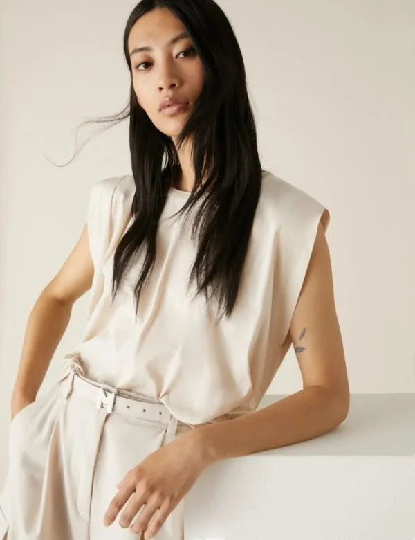 Marella Tops And TShirt Women Jersey Top Wool White