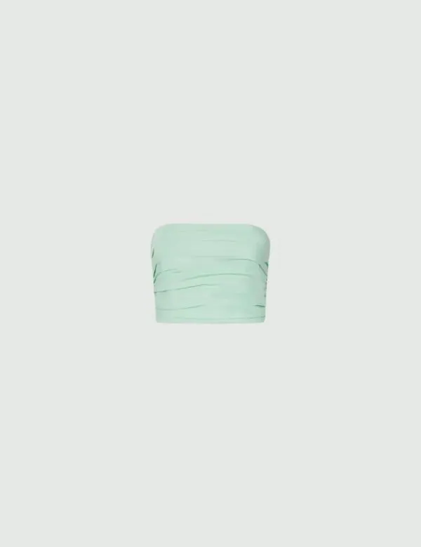 Marella Tops And TShirt Women Top Cropped Aquamarine