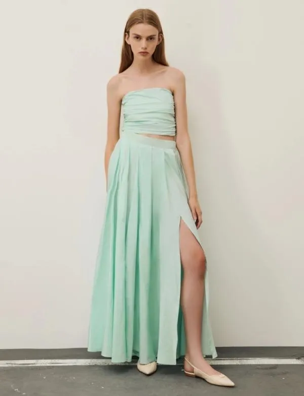 Marella Tops And TShirt Women Top Cropped Aquamarine