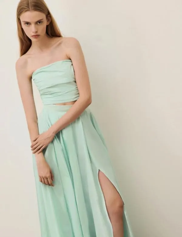 Marella Tops And TShirt Women Top Cropped Aquamarine