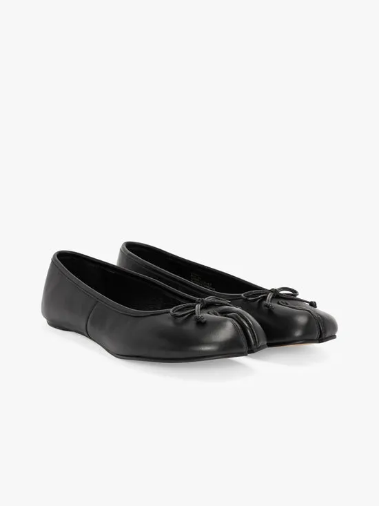 Mason Ballet Flat Blk Shoes Lisa Says Gah Women