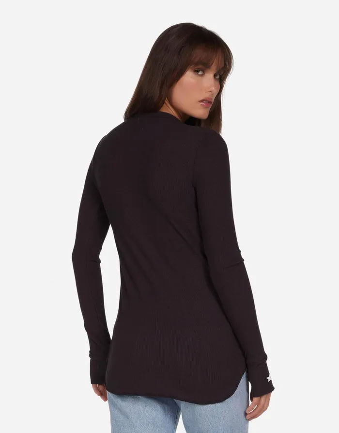 McKinley Mushroom Peace Onyx Women039s Lauren Moshi Long Sleeve
