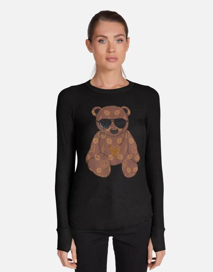 McKinley X Designer Bear Black Women039s Lauren Moshi Long Sleeve