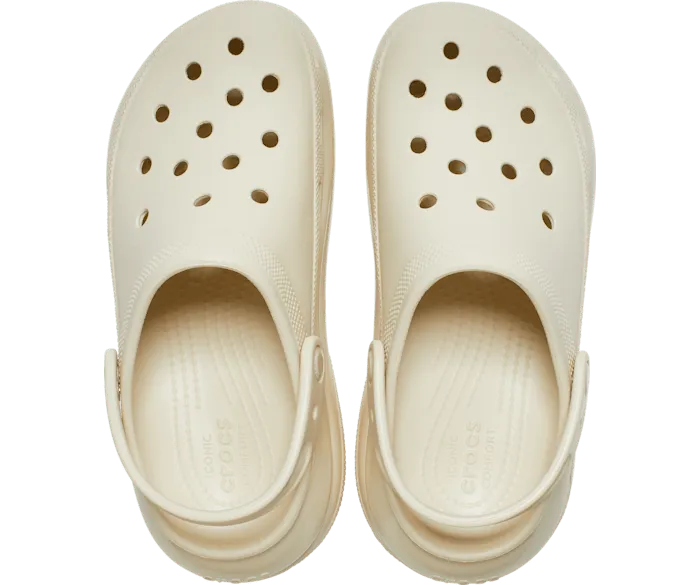 Mega Crush Clog Bone Women Crocs Platforms 038 Wedges
