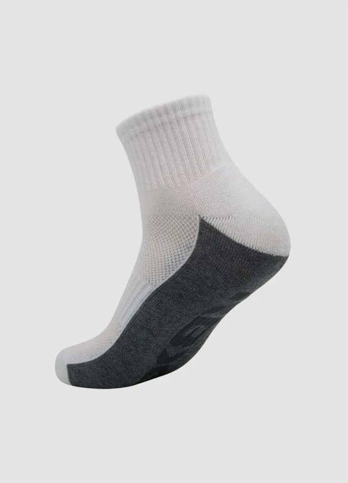 Men 10Pack Quarter Socks Blackwhite RBX Active Socks