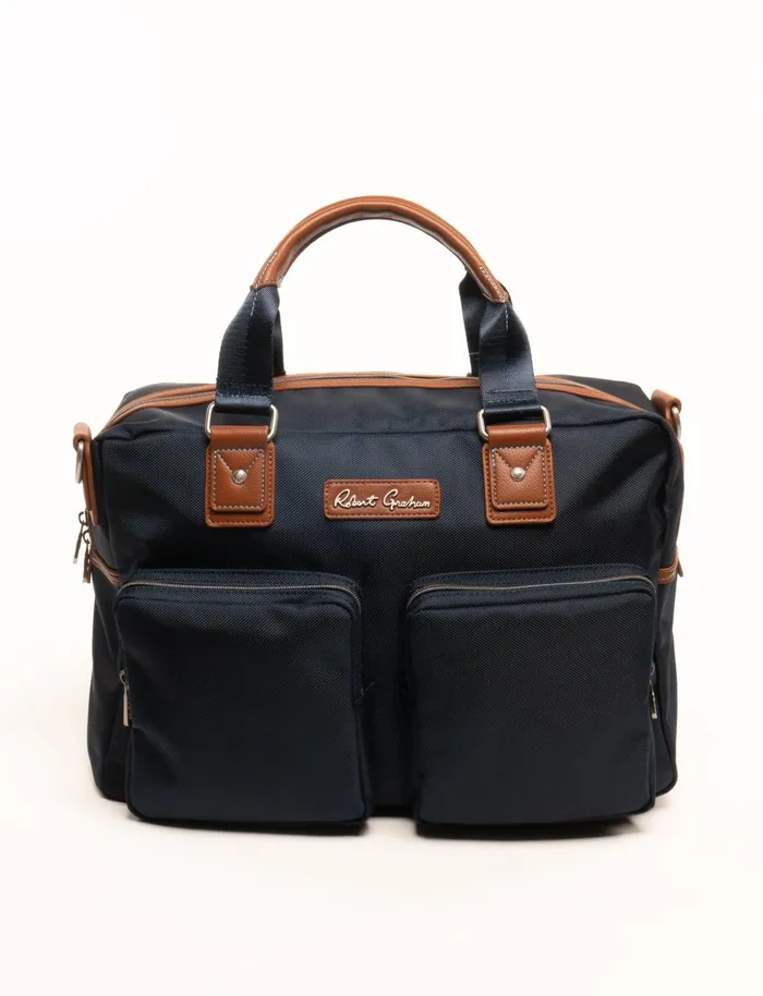 Men Bags and Wallets Robert Graham THE JETSETTER Navy