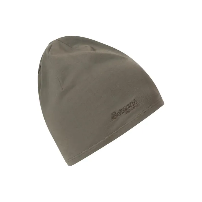Men Bergans Of Norway Beanies And Caps Cotton Beanie Green Mud