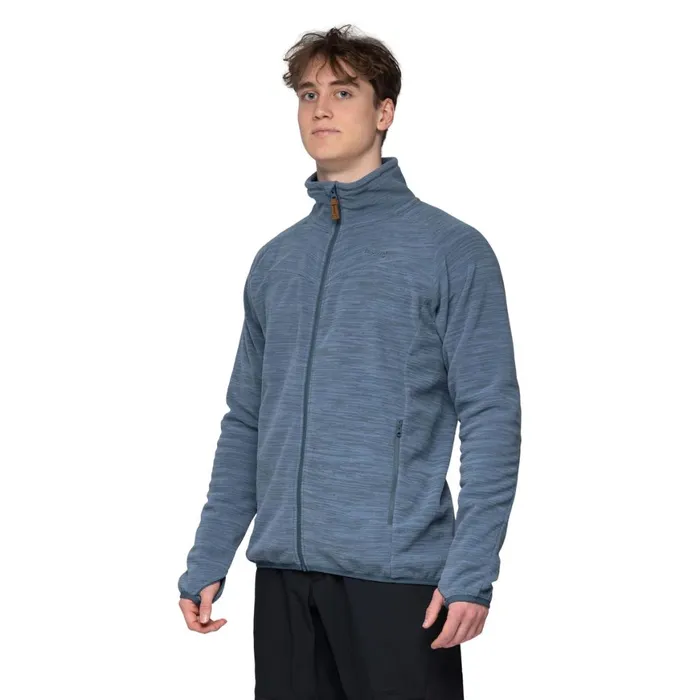Men Bergans Of Norway Fleece Hareid Fleece Jacket Nohood Orion Blue