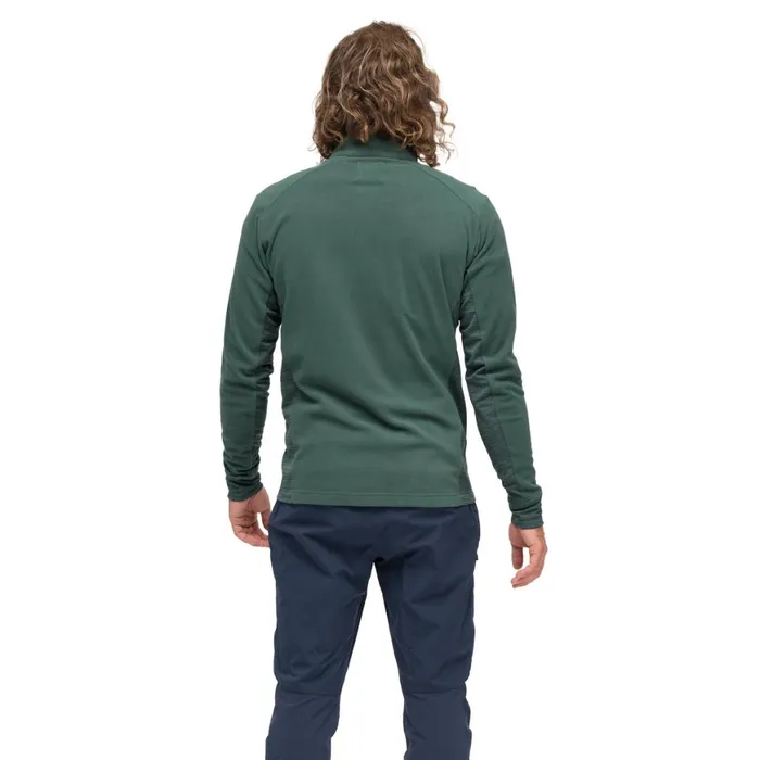 Men Bergans Of Norway Fleece Rabot Fleece Midlayer Jacket Duke Green