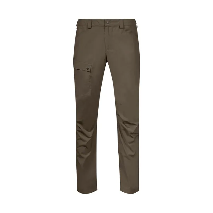 Men Bergans Of Norway Hiking Pants Nordmarka Leaf Light Pants Green Mud