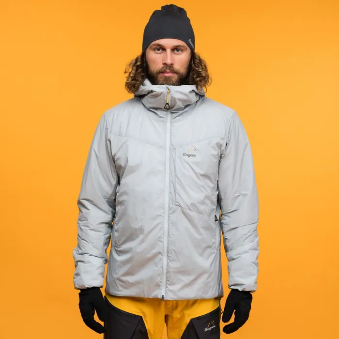 Men Bergans Of Norway Insulated Jackets Y Mountainline Insulated Windbreaker Jacket Pearl Grey Men Bergans Of Norway Insulated Jackets Y Mountainline Insulated Windbreaker Jacket Pearl Grey