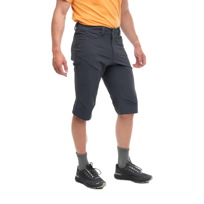Men Bergans Of Norway Pirate Pants Vandre Light Softshell Long Shorts Dark Shadow Grey