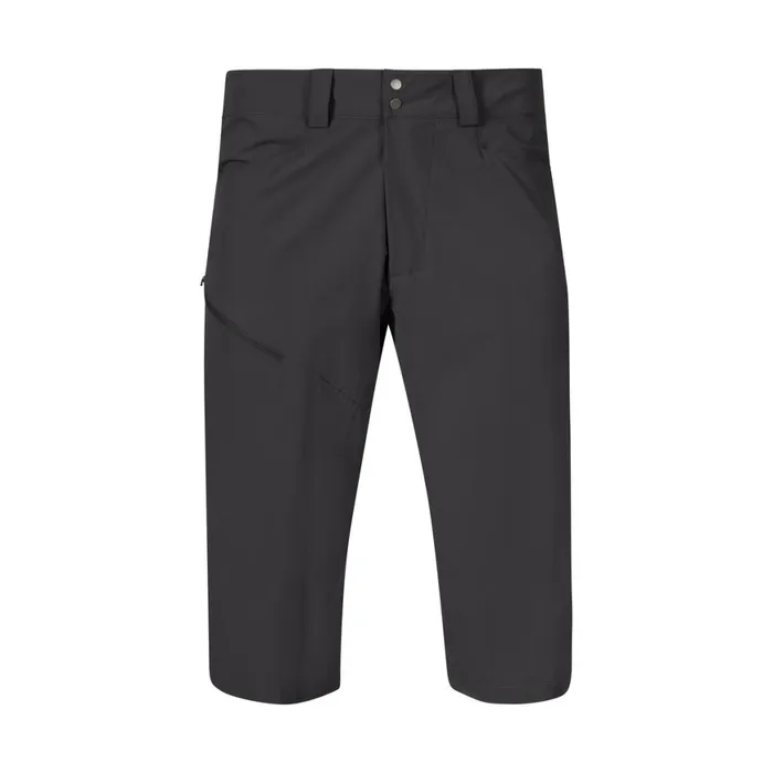 Men Bergans Of Norway Pirate Pants Vandre Light Softshell Long Shorts Dark Shadow Grey