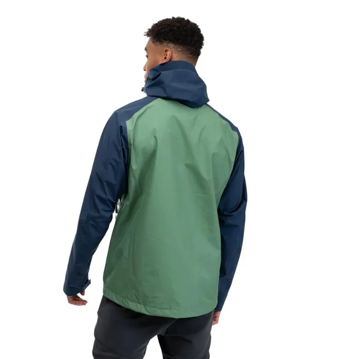 Men Bergans Of Norway Shell Jackets Skar Light 3l Shell Jacket Dark Jade Green Navy Blue