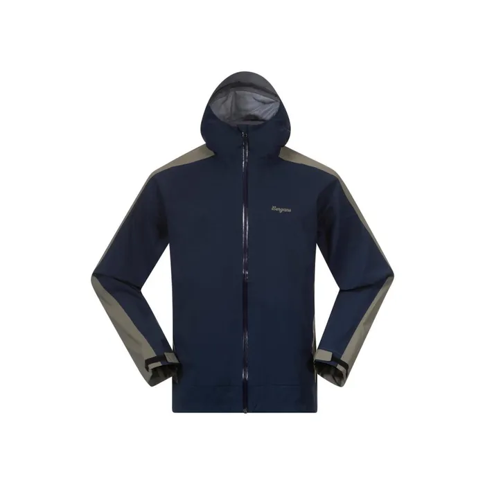 Men Bergans Of Norway Shell Jackets Vaagaa Allround 3l Shell Jacket Navy Blue Greenmud