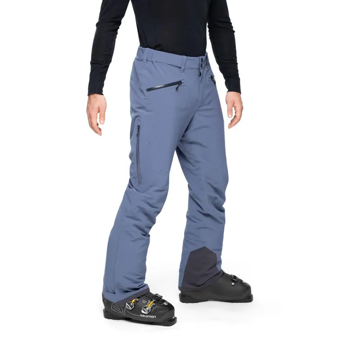 Men Bergans Of Norway Ski Pants Oppdal Insulated Pants Granite Blue