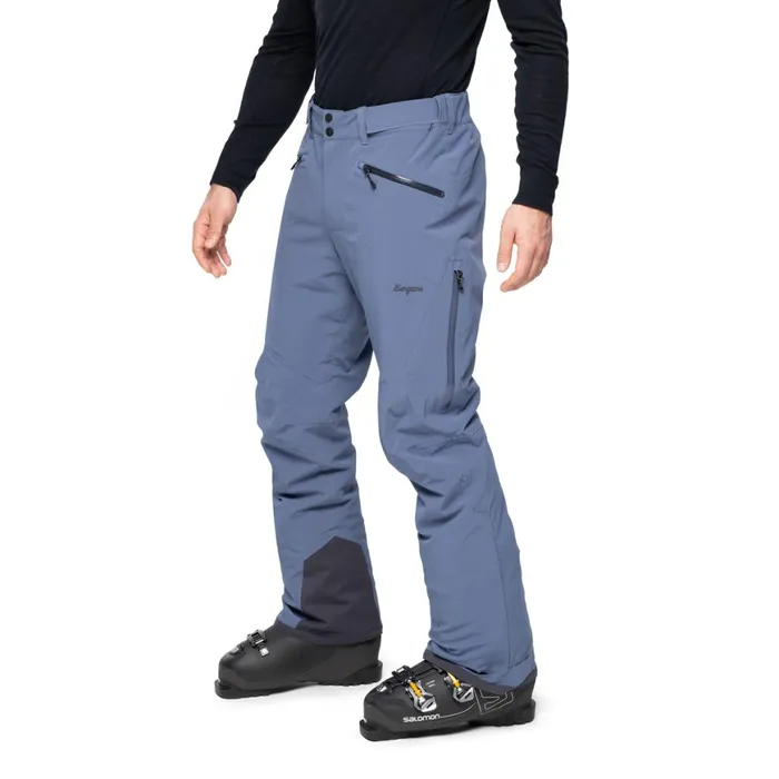 Men Bergans Of Norway Ski Pants Oppdal Insulated Pants Granite Blue
