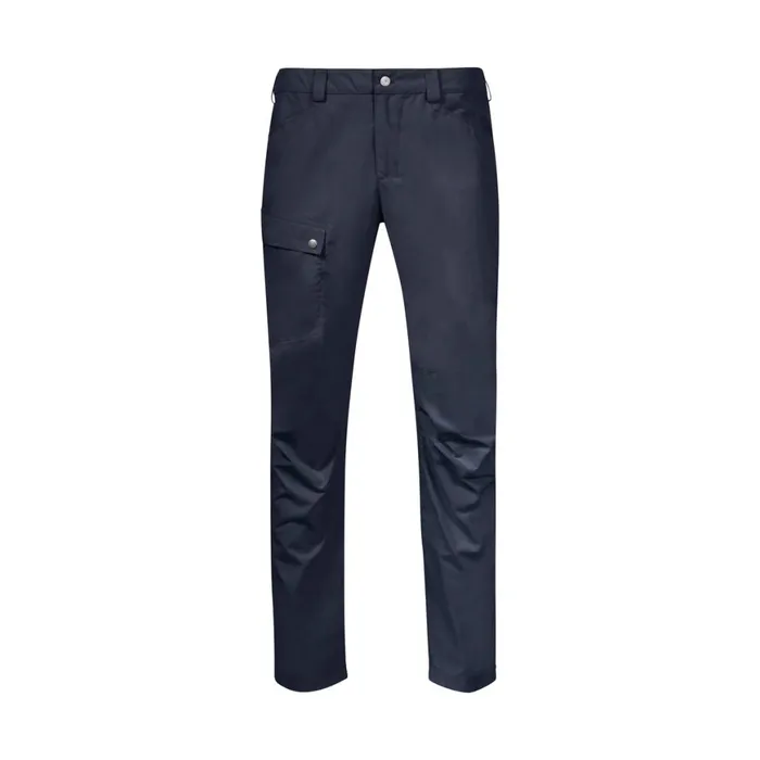Men Bergans Of Norway Softshell Pants Nordmarka Leaf Light Pants Navy Blue