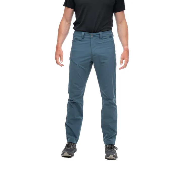 Men Bergans Of Norway Softshell Pants Vandre Light Softshell Pants Orion Blue