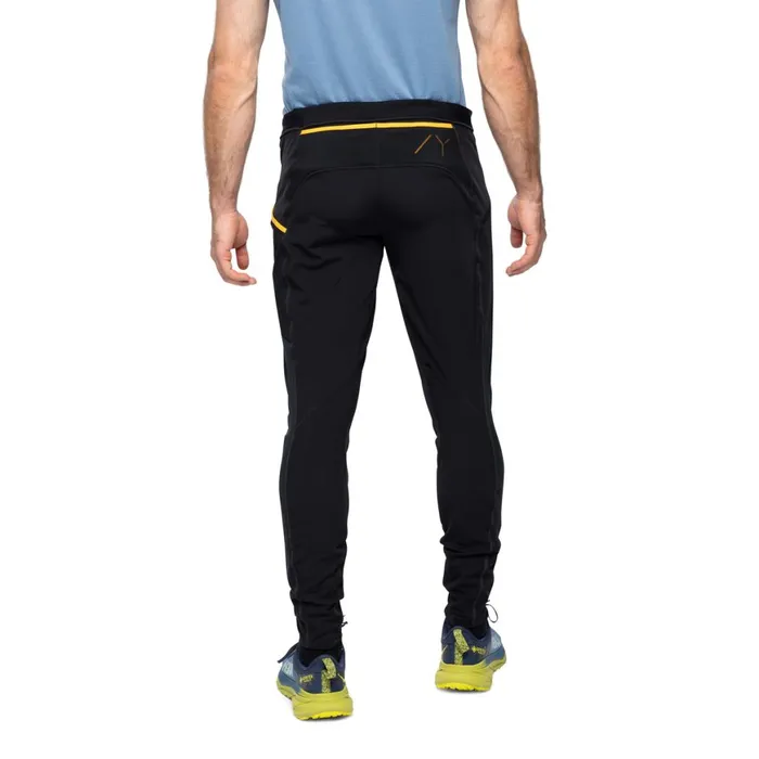 Men Bergans Of Norway Softshell Pants Y Lightline Fast Winter Tights Black