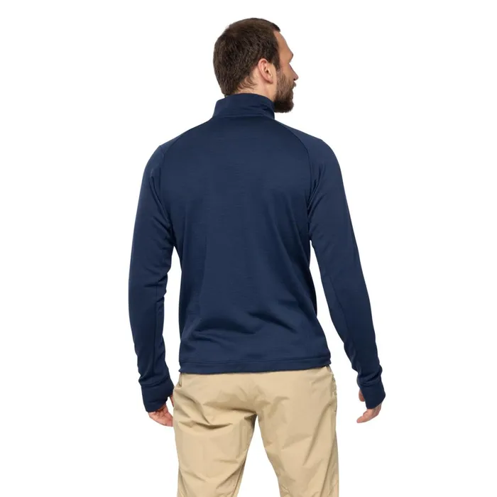 Men Bergans Of Norway Wool Rabot Merino Tech Midlayer Jacket