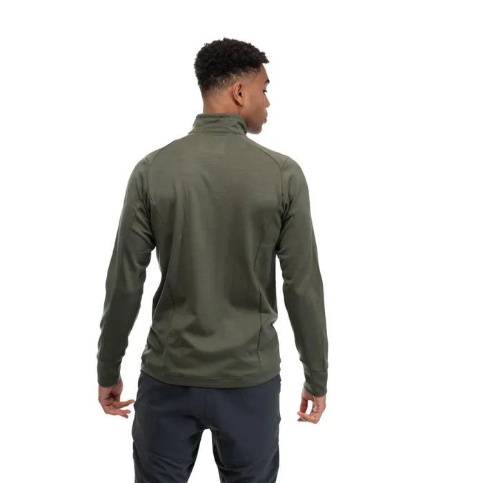 Men Bergans Of Norway Wool Ulstein Wool Jacket Dark Green Mud