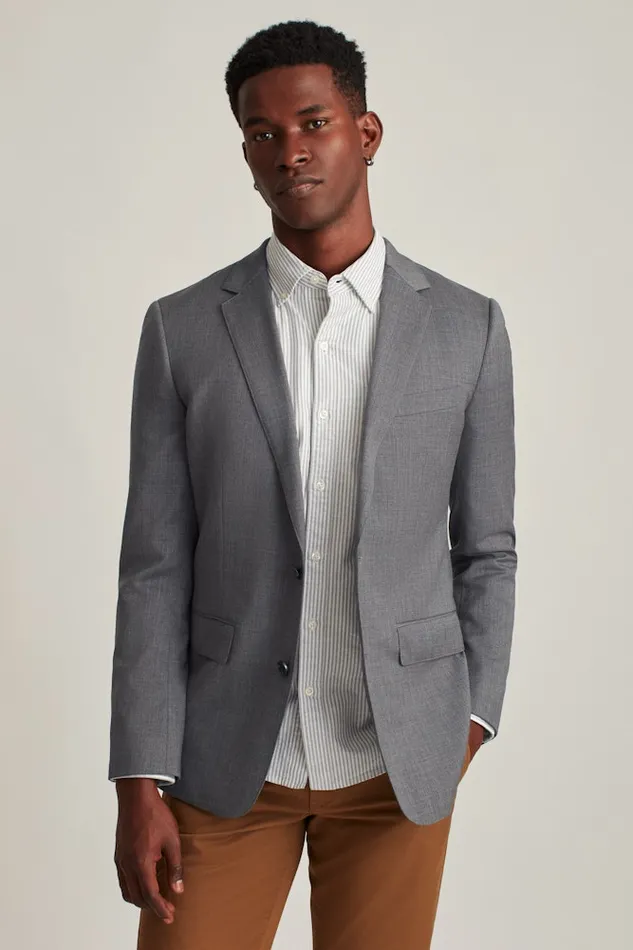 Men Bonobos Blazers and Sport Coats Jetsetter Stretch Wool Suit Jacket Grey Men Bonobos Blazers and Sport Coats Jetsetter Stretch Wool Suit Jacket Grey