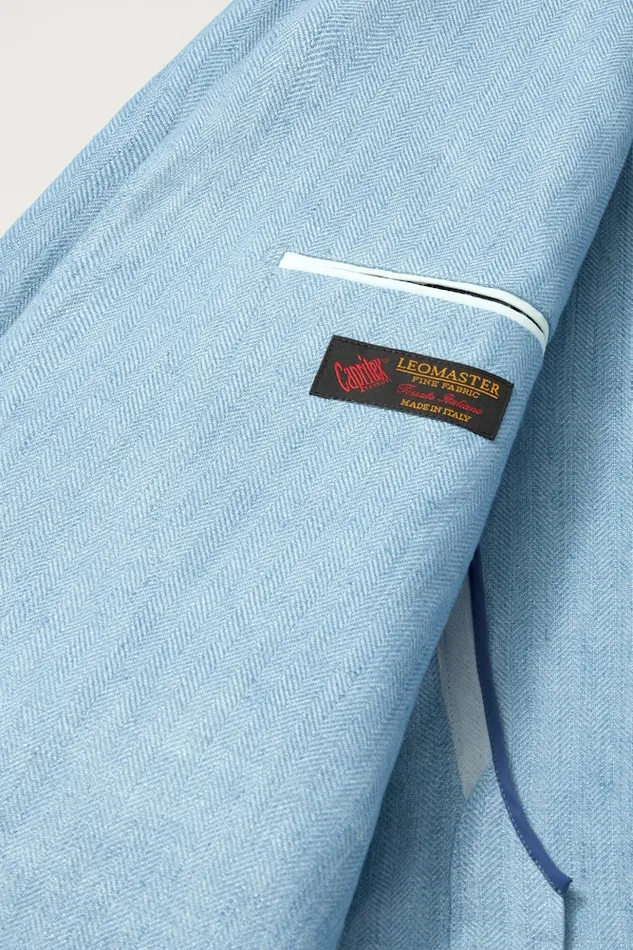 Men Bonobos Blazers and Sport Coats Jetsetter Unconstructed Italian Blazer Light Blue Herringbone Men Bonobos Blazers and Sport Coats Jetsetter Unconstructed Italian Blazer Light Blue Herringbone
