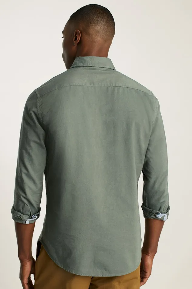 Men Bonobos Casual Shirts Everyday Oxford Shirt Classic Oxford Button Down Olive Oxford