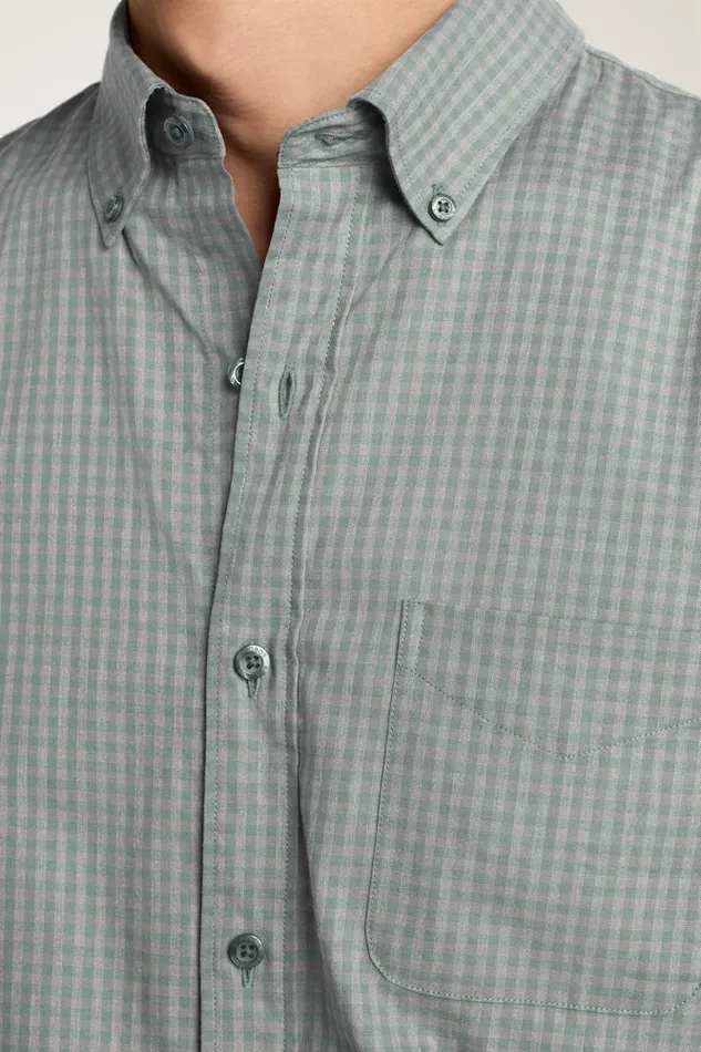 Men Bonobos Casual Shirts Stretch Everyday Shirt Bonobos Cotton Button Down Shirt Navy Olive Check