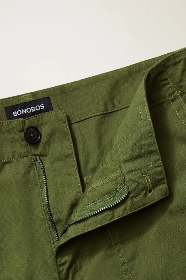 Men Bonobos Casual Shorts Ripstop Fatigue Shorts Pickle Green Men Bonobos Casual Shorts Ripstop Fatigue Shorts Pickle Green