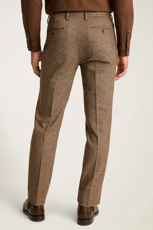 Men Bonobos Dress Pants Jetsetter Italian Wool Dress Pant Khaki Donegal