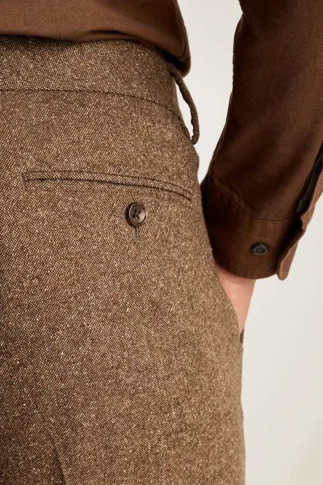 Men Bonobos Dress Pants Jetsetter Italian Wool Dress Pant Khaki Donegal