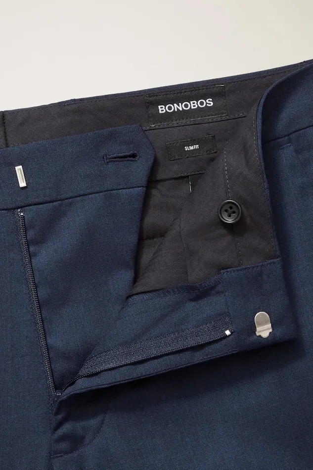 Men Bonobos Dress Pants Jetsetter Wool Dress Pant Light Navy
