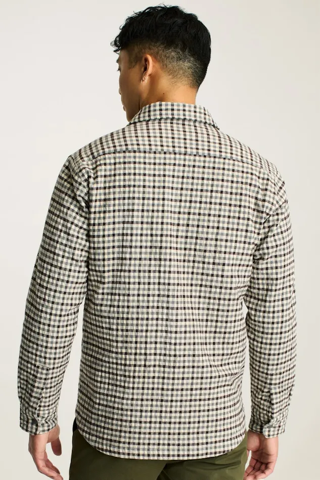 Men Bonobos Flannels and Shirt Jackets Flannel Quilted Jacket Multicolor Gingham