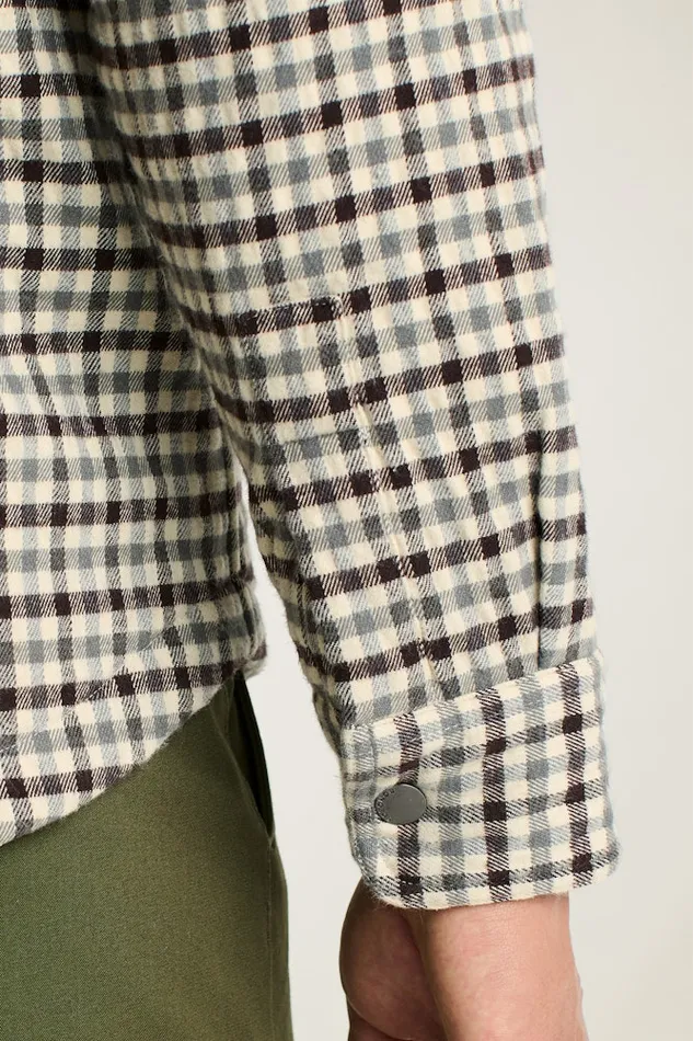 Men Bonobos Flannels and Shirt Jackets Flannel Quilted Jacket Multicolor Gingham