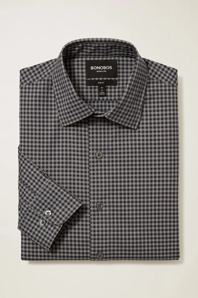 Men Bonobos Formal Dress Shirts Desk To Dinner Shirt 8211 Untucked Button Down Shirt Westport Check
