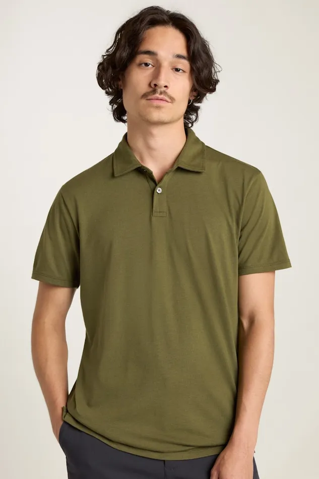 Men Bonobos Golf Polos and Tops Jetsetter Performance Polo Dark Olive Green Men Bonobos Golf Polos and Tops Jetsetter Performance Polo Dark Olive Green