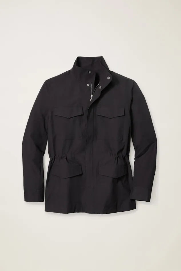 Men Bonobos Jackets and Coats The Tech Utility Jacket Jet Black Men Bonobos Jackets and Coats The Tech Utility Jacket Jet Black