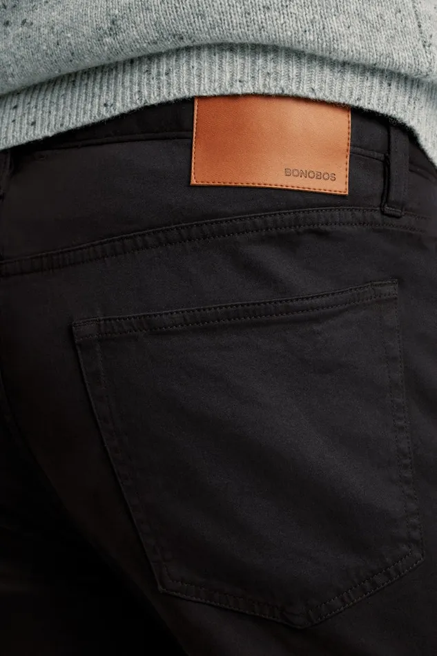 Men Bonobos Jeans Italian Brushed 5Pocket Pants Jet Black Men Bonobos Jeans Italian Brushed 5Pocket Pants Jet Black