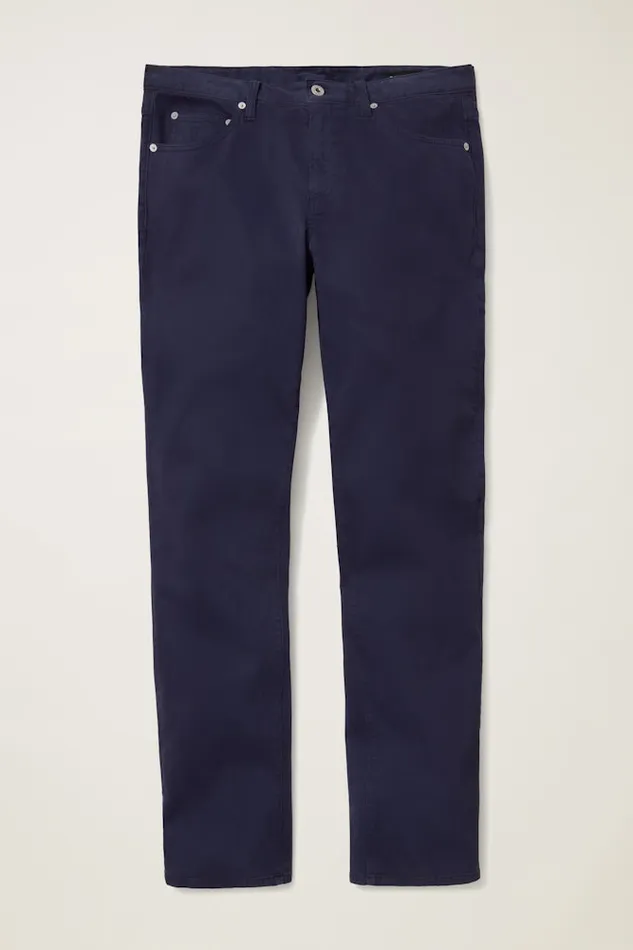 Men Bonobos Jeans Italian Brushed 5Pocket Pants Maritime Blue
