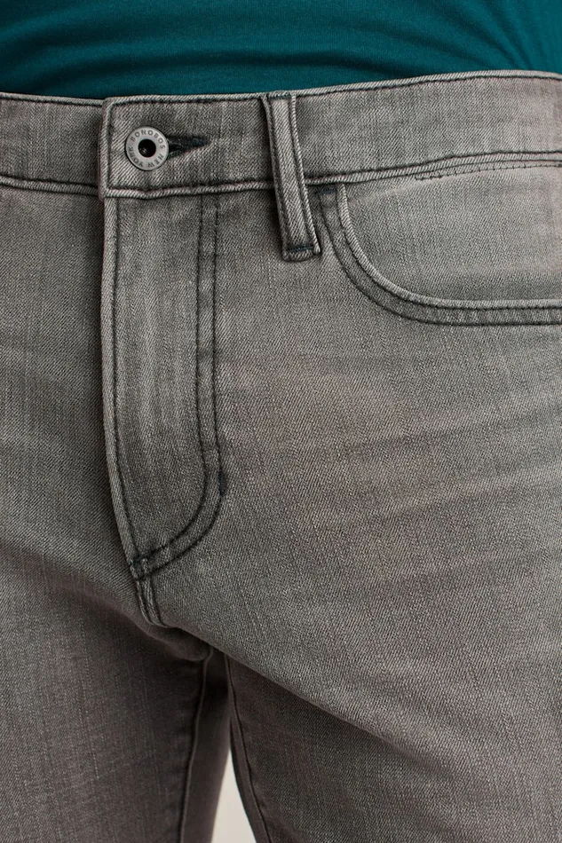 Men Bonobos Jeans Luxurious and Comfy Bonobos Premium 4Way Stretch Jeans Black Grey Wash