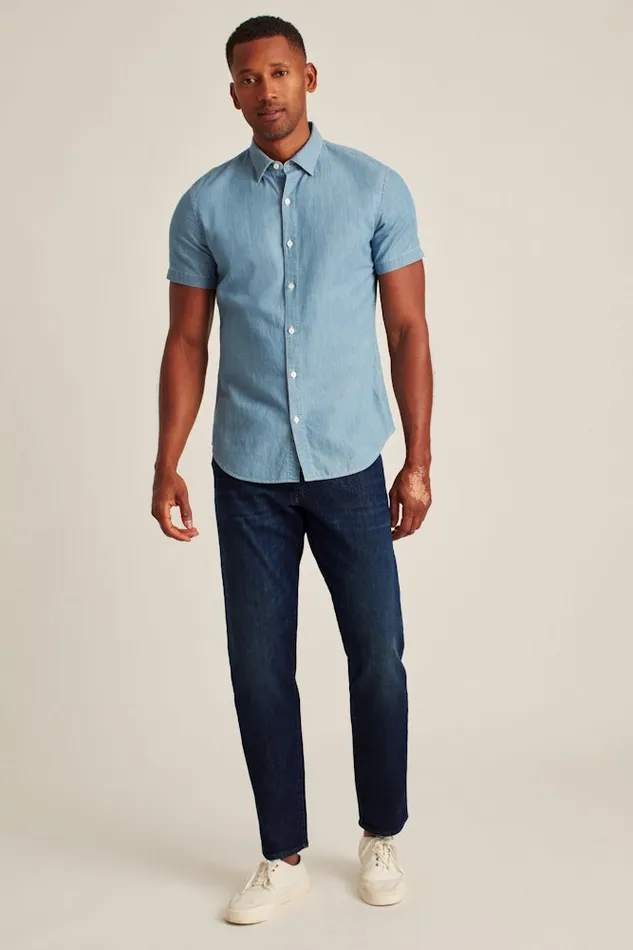Men Bonobos Jeans Luxurious and Comfy Bonobos Premium 4Way Stretch Jeans Dark Wash