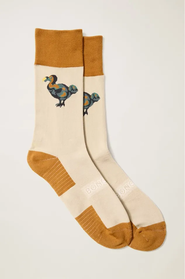 Men Bonobos Socks and Underwear Soft and Comfortable Bonobos Everyday Dress Socks Khaki Hello Dodo