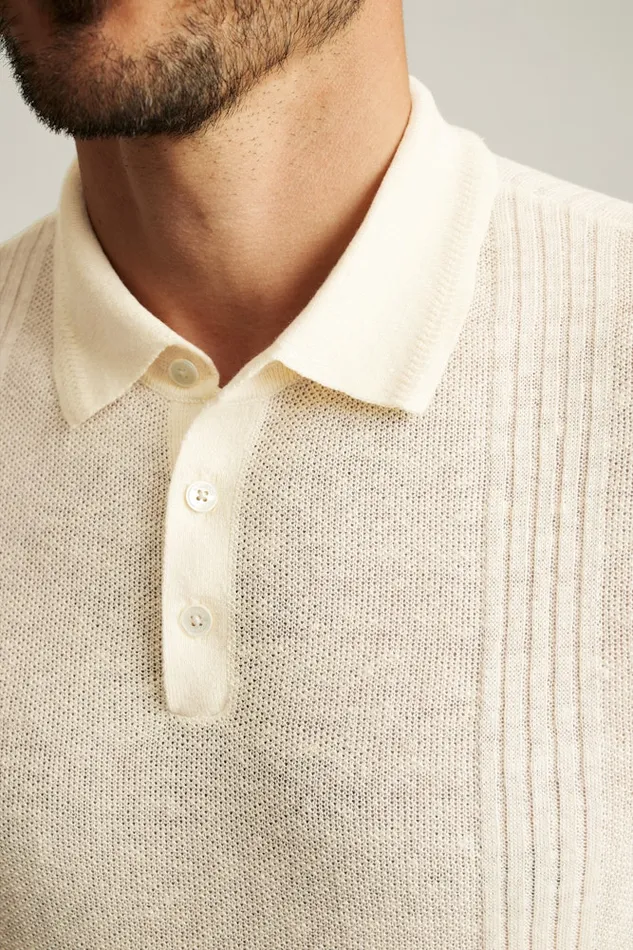 Men Bonobos Sweater Polos Hudson Italian Sweater Polo White Linen Men Bonobos Sweater Polos Hudson Italian Sweater Polo White Linen
