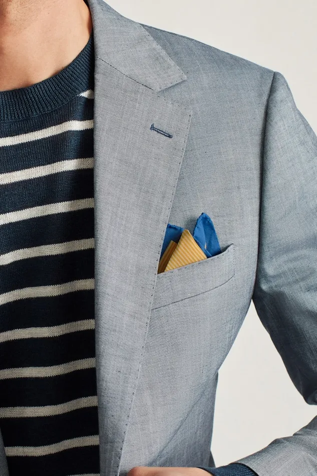 Men Bonobos Ties and Pocket Squares Pocket Square Beach Bum Stripe