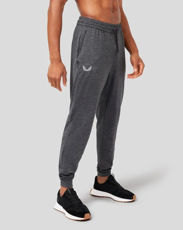Men Castore Bottoms Onyx Marl Carbon Capsule Performance Joggers
