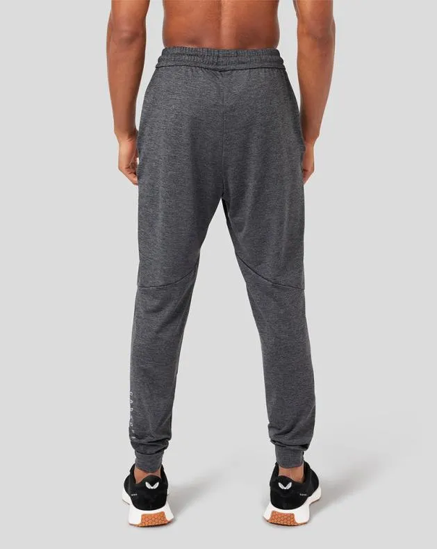 Men Castore Bottoms Onyx Marl Carbon Capsule Performance Joggers