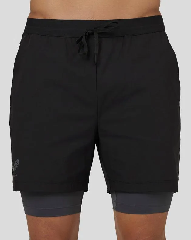 Men Castore Shorts Flow 2in1 Shorts 8211 Black